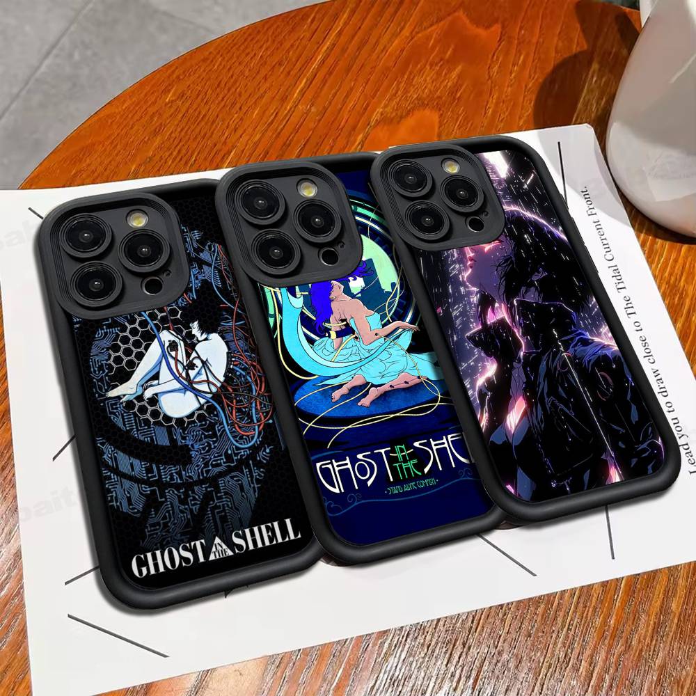 Phone Case Anime G-ghost In The S-shell for Samsung S26 S25 S24 S23 S22 S21 S20 F06 M16 Note 20 FE Ultra Soft Silicone TPU Cover