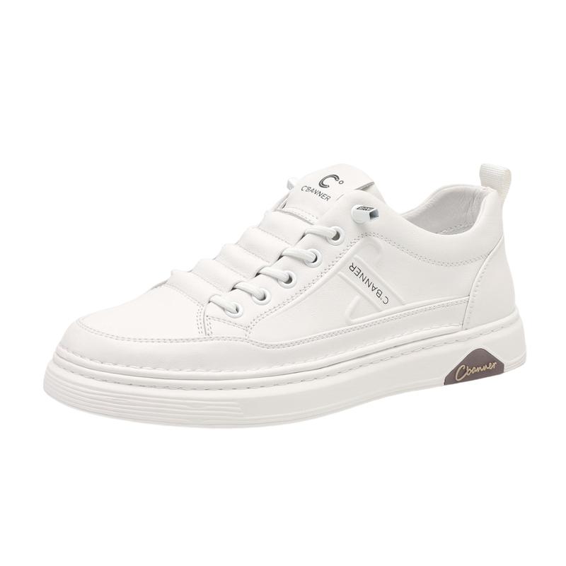 Qianbaidu Men s White Casual Board Shoes EU 41