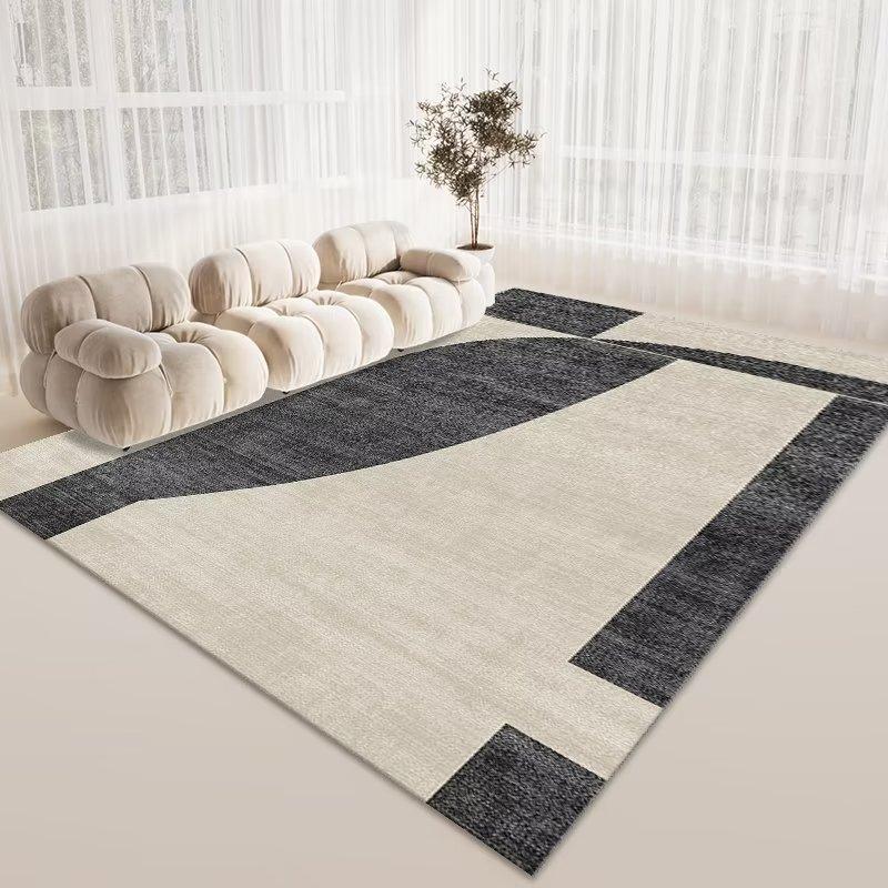 Geometrisch bedruckte Dekoration Heimteppich Wohnzimmer Moderner Stil 200x250 Große Bereichsteppiche für Schlafzimmer Weiche Rutschfeste Matte Kinder