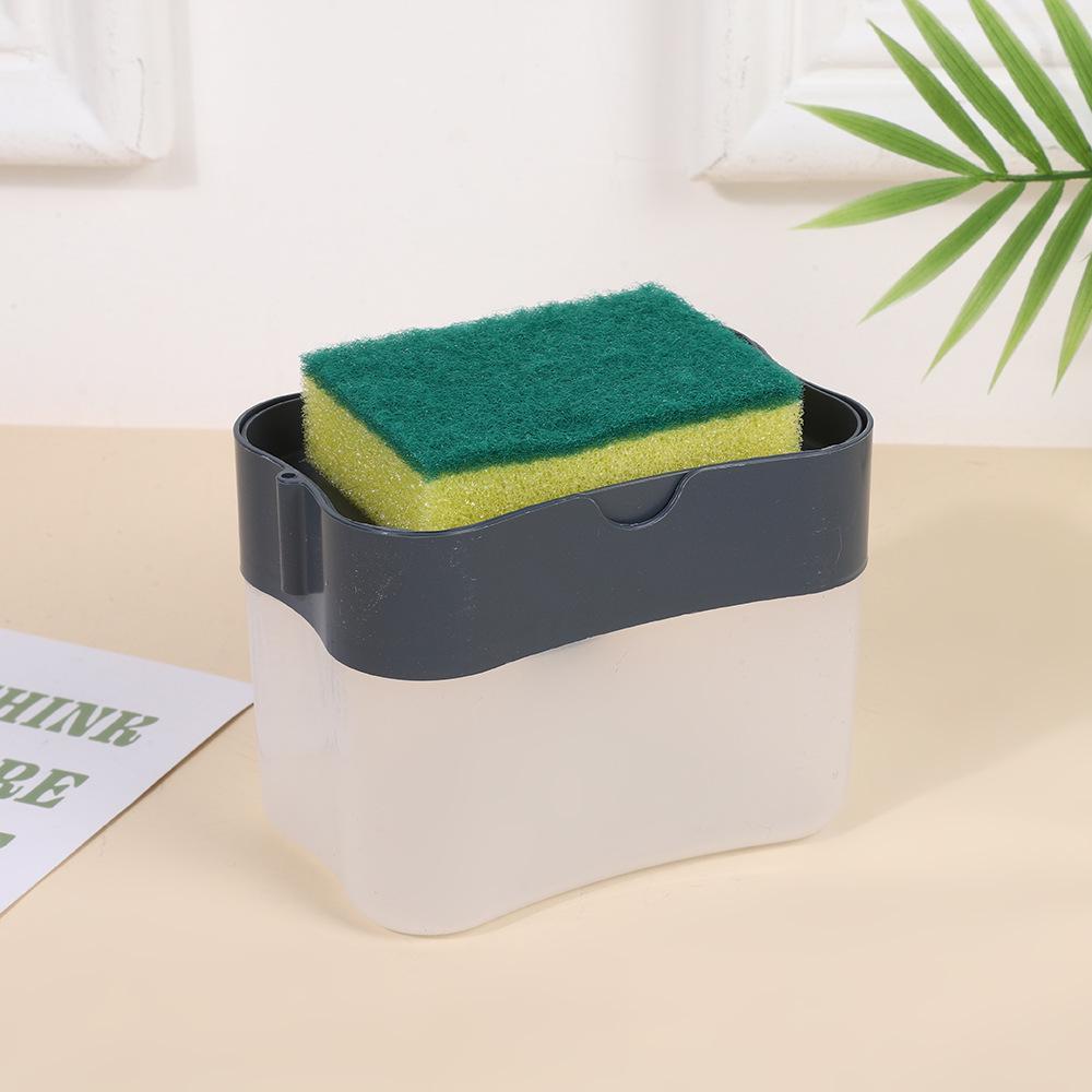 Dávkovač mycího prostředku na nádobí s pumpičkou: Plastové mýdlo na ruce a čisticí nástroj