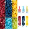 220x Motorcycle T Tap Wire Connector Clip Cable Latch Insulated Terminal 3xColor