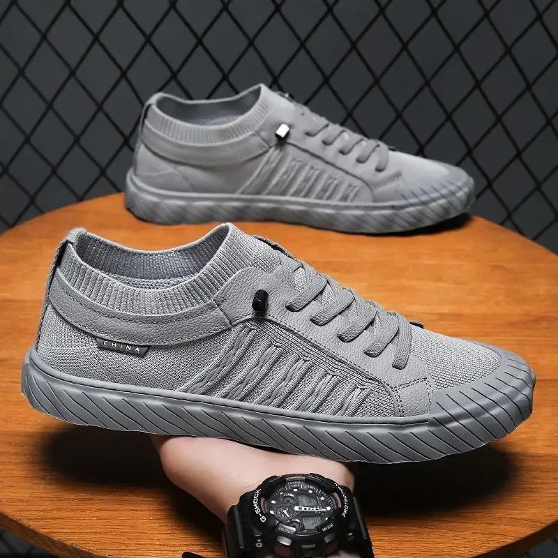 fashion Men Lightweight Breathable Work Boots Fashion Non Slip Comfortable Versatile Sports Shoes Outdoor Travel Vacation Leisure Shoes