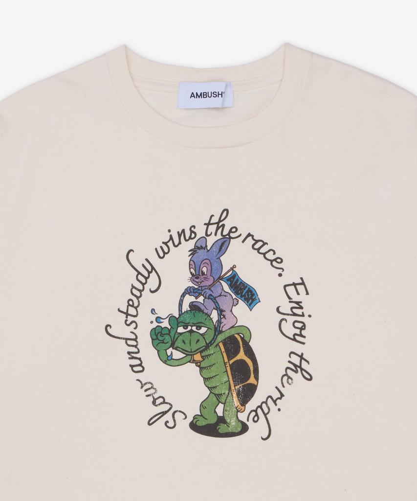 AMBUSH Slow & Steady Short Sleeve T-Shirt - Off-White / 1211532911