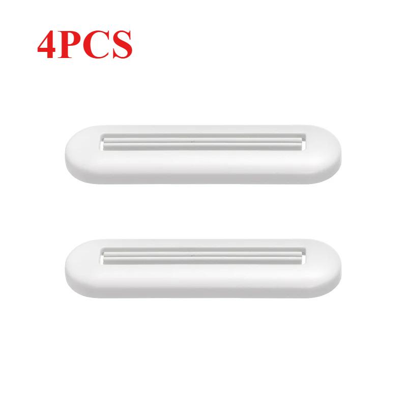 2/4pcs Toothpaste Squeezer, Toothpaste Clip, Facial Cleanser Hand Cream Squeezer, Household Manual Toothpaste Rolling Squeezer