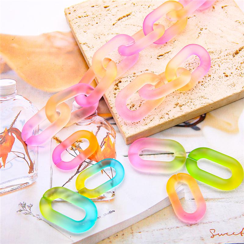 10Pcs Acrylic Open Sunglasses Chain For DIY Necklace Bracelet Earrings Jewelry Making Craft Accessories