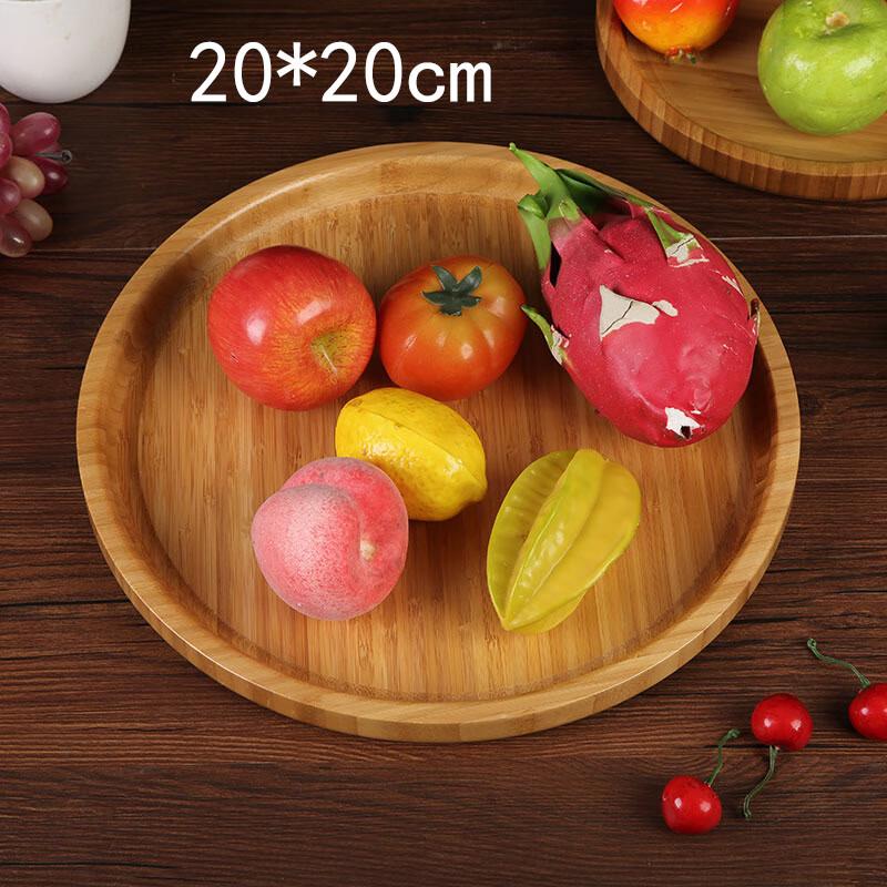 Bamboo Round Serving Tray