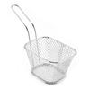Deep Fry Basket Stainless Steel Mesh Basket with Handle Easy Clean Large Capacity Fry Cooking Tool