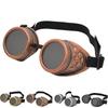 New Steampunk Glasses Industrial Vintage Double Layer Sunglasses Personalized Windshield Goggles Total Eclipse Glasses