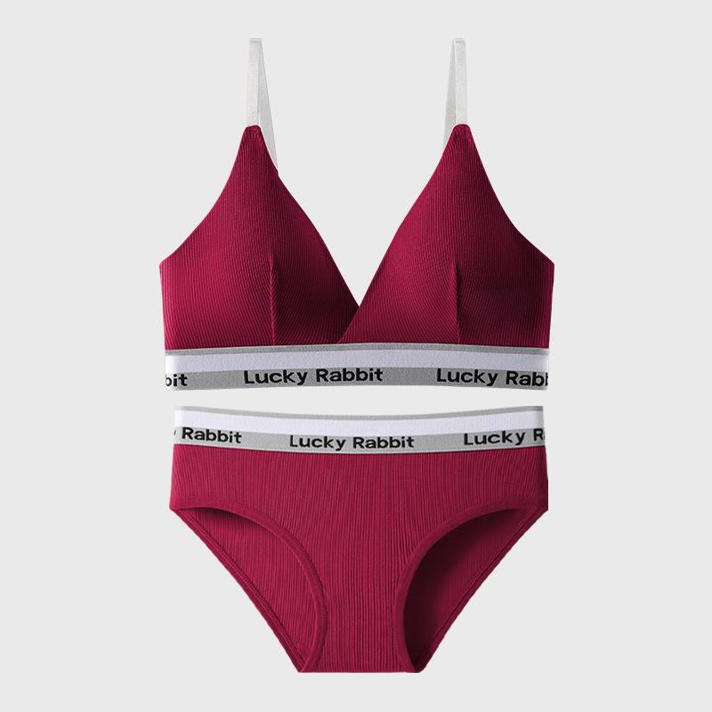 Women's Pure Cotton Sports Wrap Top - Sexy, Wire-Free Bra with Beautiful Back - Comfortable & Breathable