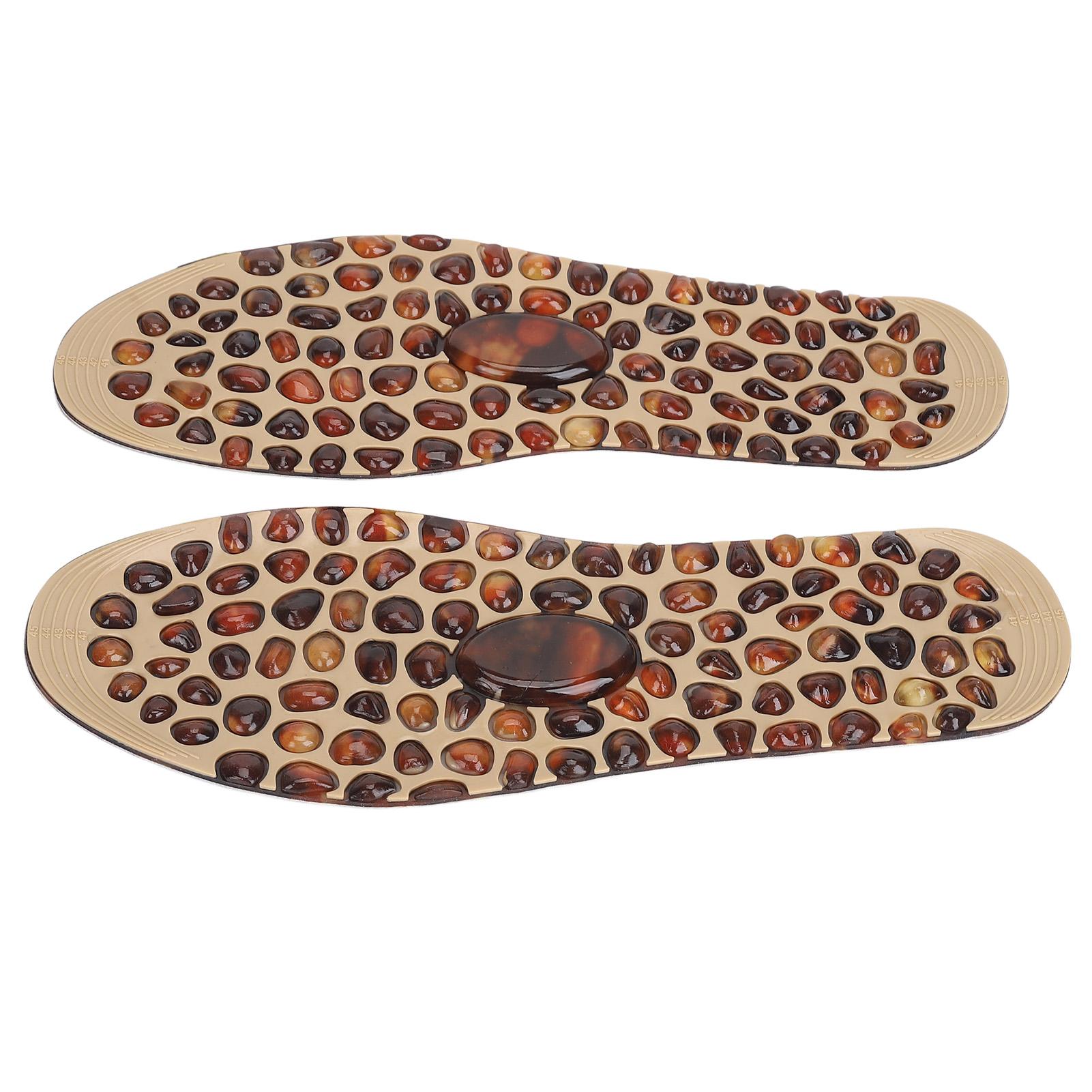 

1 пара стелек для массажа подошвы, снимающих давление, стельки TPR с имитацией камня, для массажа, размер L