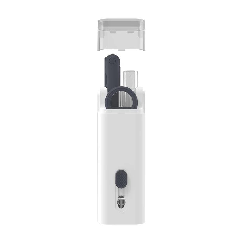 

Наборы для чистки клавиатуры 7-в-1, очиститель для Airpods, очиститель для гарнитуры, ручка для очистки экрана ноутбука, набор для чистки Bluetooth-наушников чёрный
