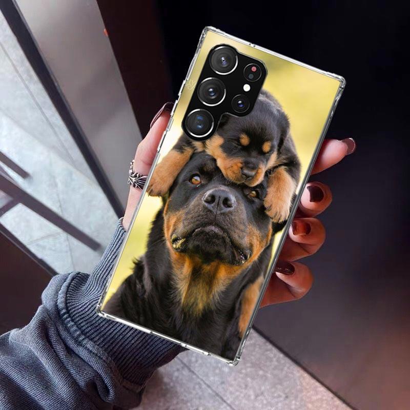 

Rottweiler Dog Phone Case For Samsung Galaxy S23 S24 S25 Edge S26 Ultra S22 + S21 Plus S20 FE Cover Silicone Print Shell Galaxy Samsung S26 Ultra
