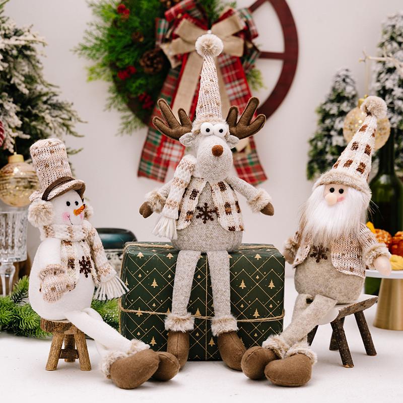 Charming Scandinavian Plush Hanging Dolls For Christmas Cheer And Holiday Decor