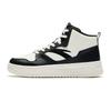 Easy Slip Resistant Cushioning Lightweight Height Increasing High Top Skateboard Shoes Men's White Black Sneakers 912448002Q-5