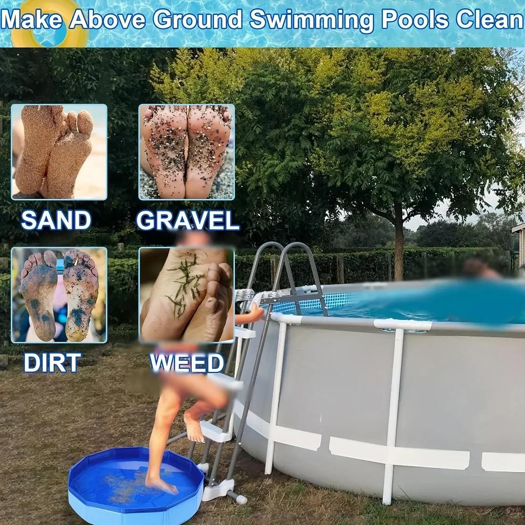 Foldable Dog Swimming Pool Pet Dog Bathing Tub Pool for Small Dogs Pet Indoor Outdoor Cool Bathing Wash Bathtub Pet Accessories