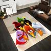 Angry Birds Plush Character Carpet1Colorful Cartoon Animals with Bold Expressions Suitable for Use As an Anti-slip1 For1room and Bedroom Sofas