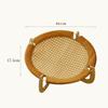 Summer Cooling Cat Bed Cool Mat Sofa Cat Scratch Wear-Resistant Cat Nest Rattan Lounge Chair Cat House Pet Sleeping Bed
