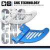 NICECNC Blue Rear Brake Disc Shield Protector Compatible with Husaberg TE/FE 250-570 Allshippage 2009-2014 See Fitment