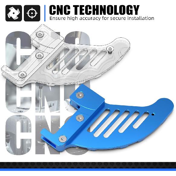NICECNC Blue Rear Brake Disc Shield Protector Compatible with Husaberg TE/FE 250-570 Allshippage 2009-2014 See Fitment
