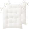 Warm Corduroy Strap Chair Cushion - Solid Color, Comfortable Chair Pad for Autumn and Winter