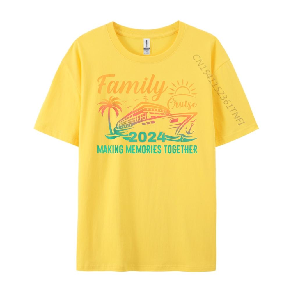 Family Cruise Making Memories Together Vacation Boat Black T Shirt Mens Clothing Game