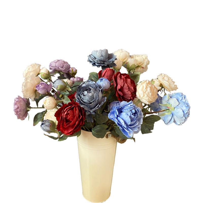 Silk Wedding Peony Aisle Decor Artificial Flowers For Home Props Photography