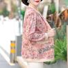 Xueer Plus Size Women's Printed Casual Baseball Jacket