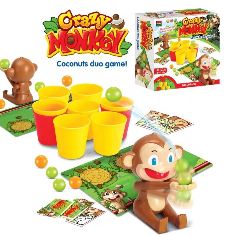 Crazy Monkey Schietspel Basketbalspel Kinderspeelgoed Flipperkast Cartoon Partyspel Puzzelspeelgoed Kerstcadeau
