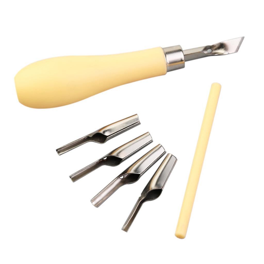 1 Set Instrument de Tăiat Linoleum Instrument de Sculptură Bloc Lemn Instrument Multifuncțional de Tăiat Lino pentru Gravură de Imprimare