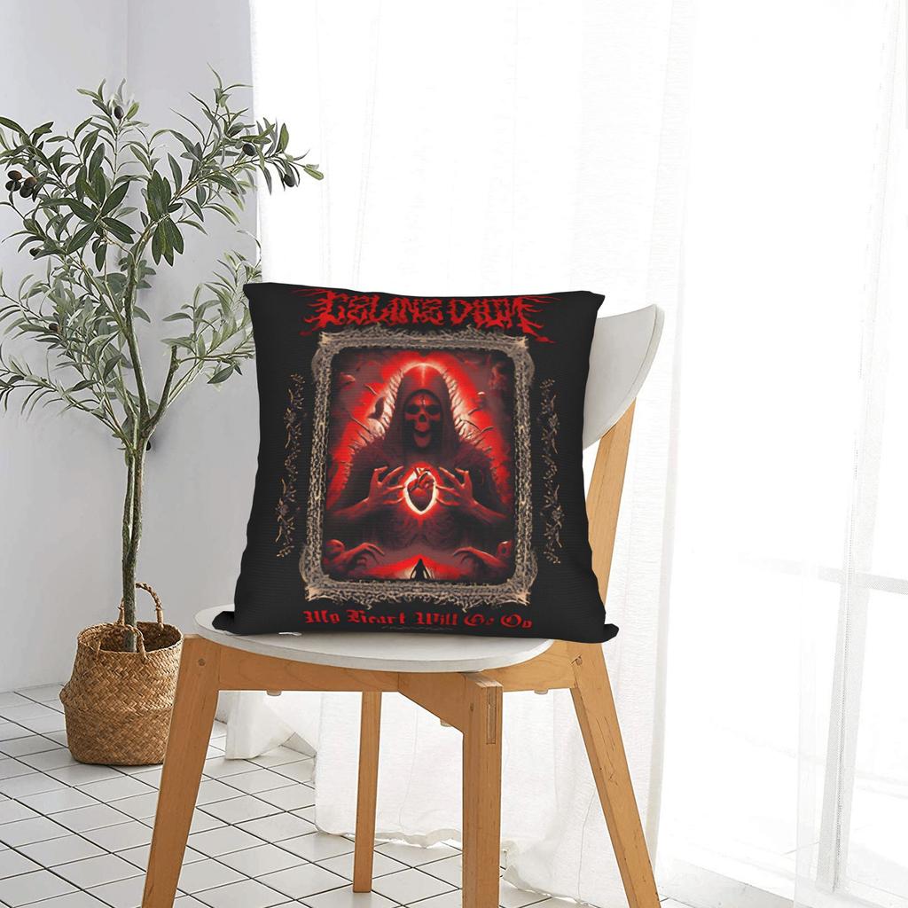 C-Celineds Dion Metal Pillow Case Comfy Pillow Cover Funny Pillowcases For Couch Sofa Bedroom