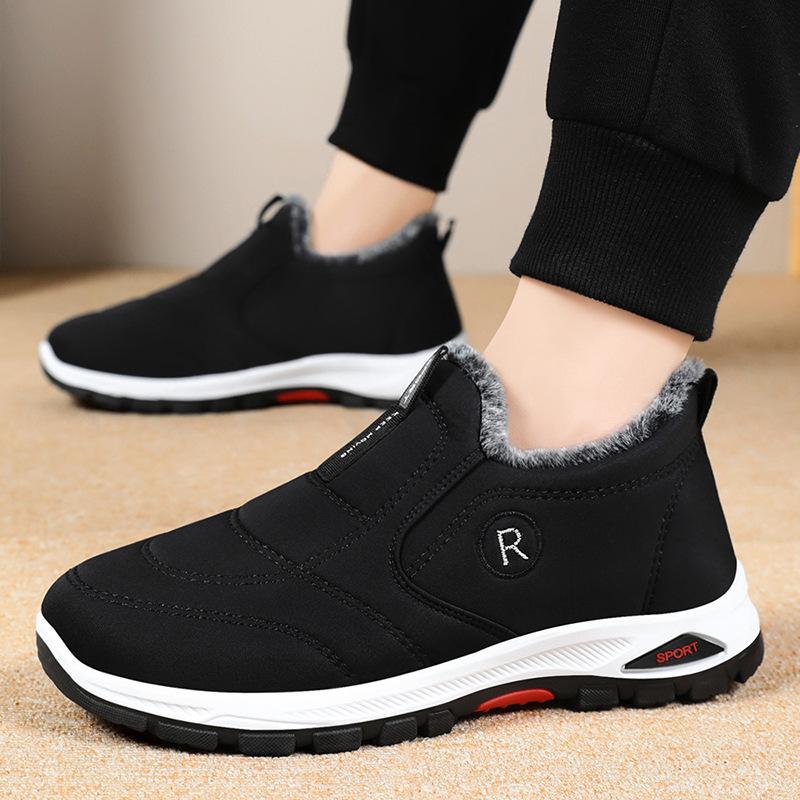 Men's Sneakers Warm Cotton  Snow Ankle Boots Casual Shoes Designer Shoes Waterproof Snow Boots Free Shiping Shoe