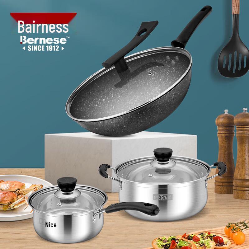 Bernice Sofieburg 3-Piece Cookware Set