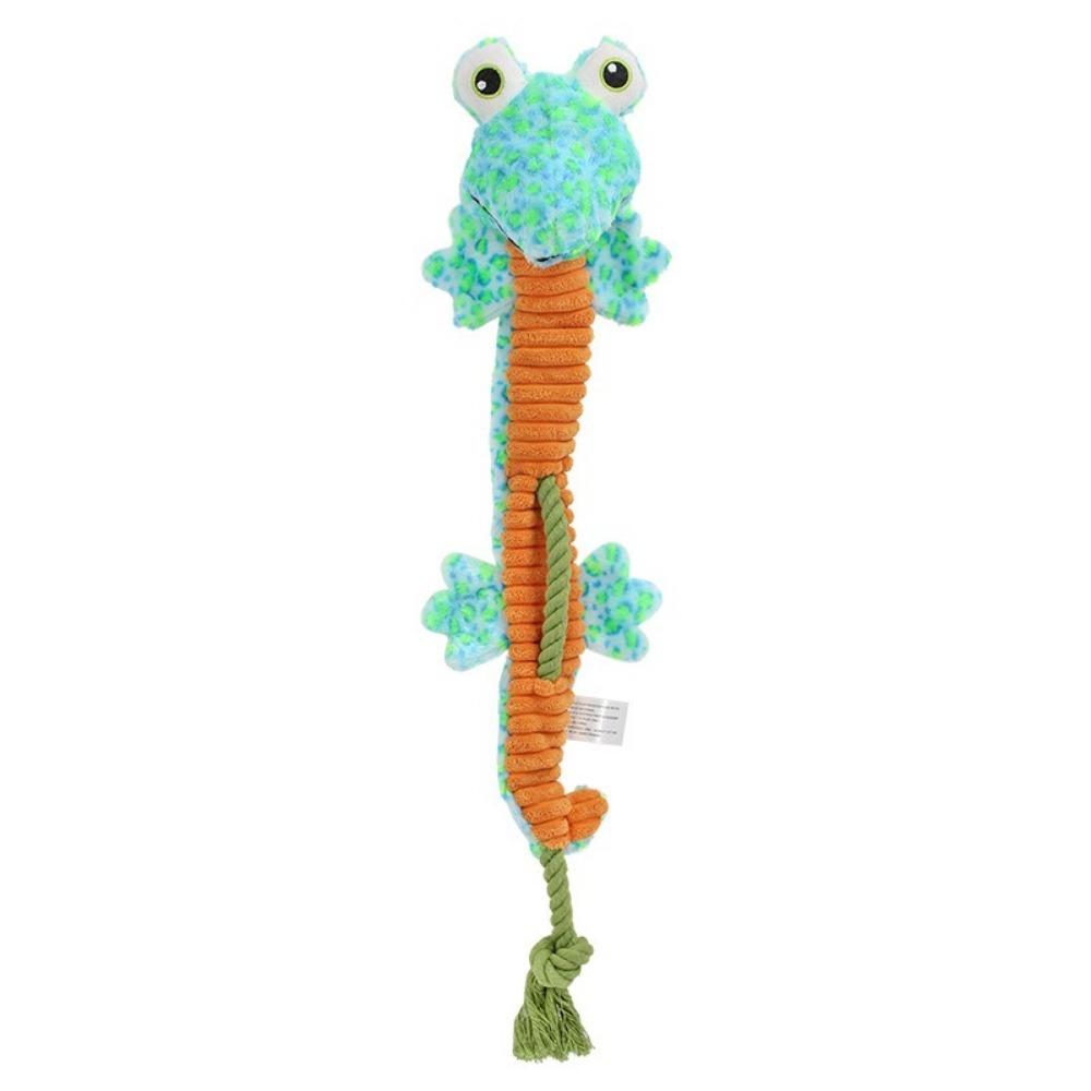 Cute Soft Plush Squeaky Dog Chew Toys Durable Warm Chew Dog Squeaky Toy Squeaky Rope Plush Knot Chew Proof Dog Toy Small Dogs