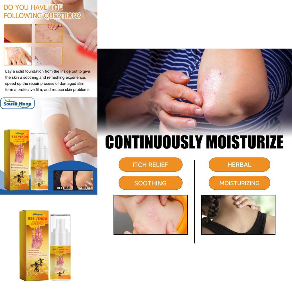 South Moon Skin Repair Spray Relieves Discomfort Nourishes Smooths Skin Care