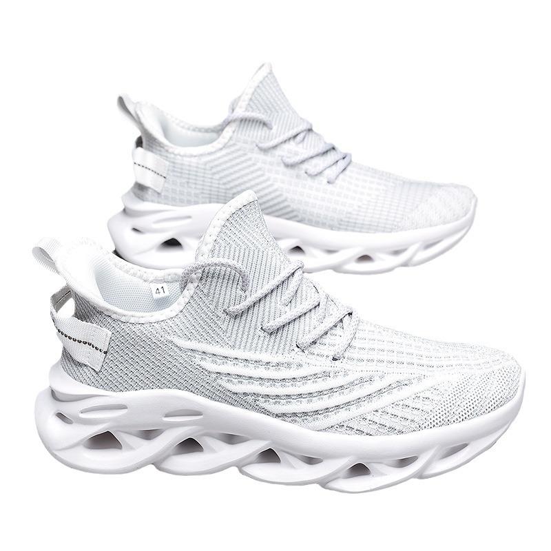 Sports Shoes Men's Fly Woven Mesh, Light Men's Shoes with Fried Dough Twists Soles Sneakers