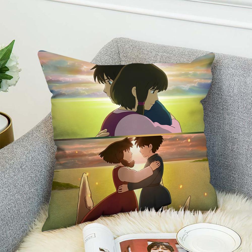 Tales From Earthsea Pillow Case For Car Sofa Decorative Home Double-sided Print Plush Square Throw Pillow Cushion Cover