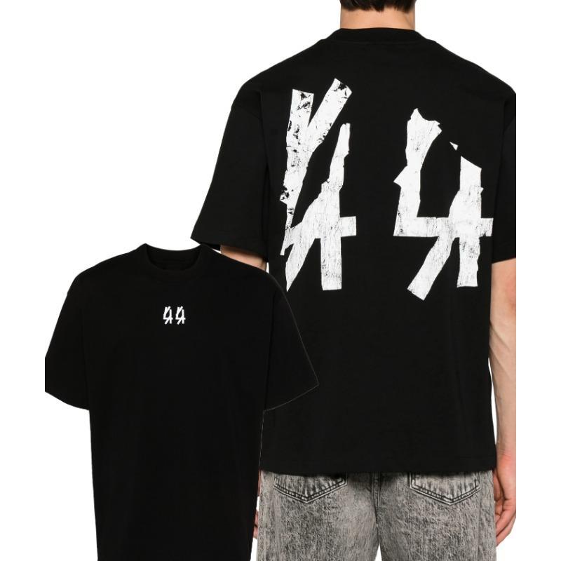 2026 44 Gruppo Etichette Cotone Hip Hop T-shirt Unisex Streetwear Manica Corta Girocollo Stampa Casual Traspirante Moda Maglietta Adulto