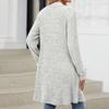 Women's Casual And Fashionable Solid Color Long Sleeved Pocket Cardigan Jacket  Jacket