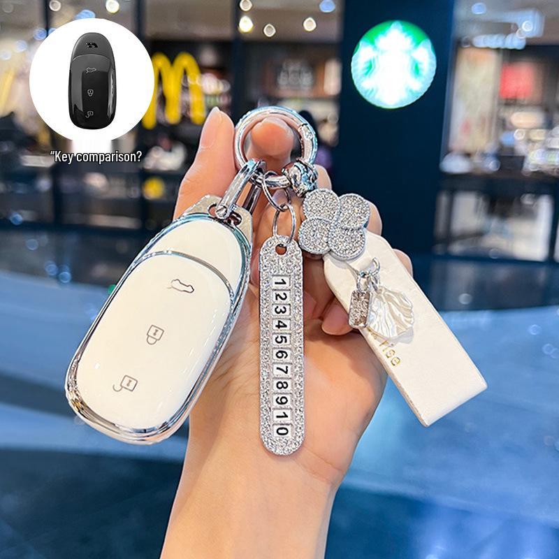 High-End Full-Coverage Car Key Cases & Buckles for 2020-2021 Li Auto ONE Models