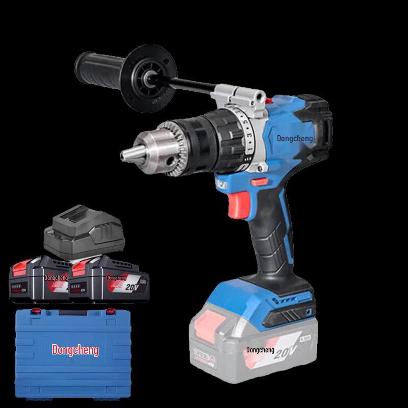 Dongcheng 20V Bezprzewodowa Bezszczotkowa Wiertarko-wkrętarka Elektryczna Wtyczka CN (adapter w zestawie)