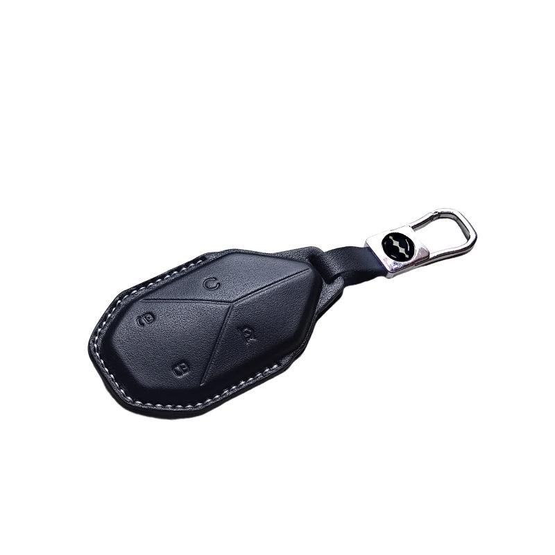 Compatible with BYD Fangchengbao 5, 8, 3 Key Case and Shell for 2023-2025 Models In Genuine Leather.