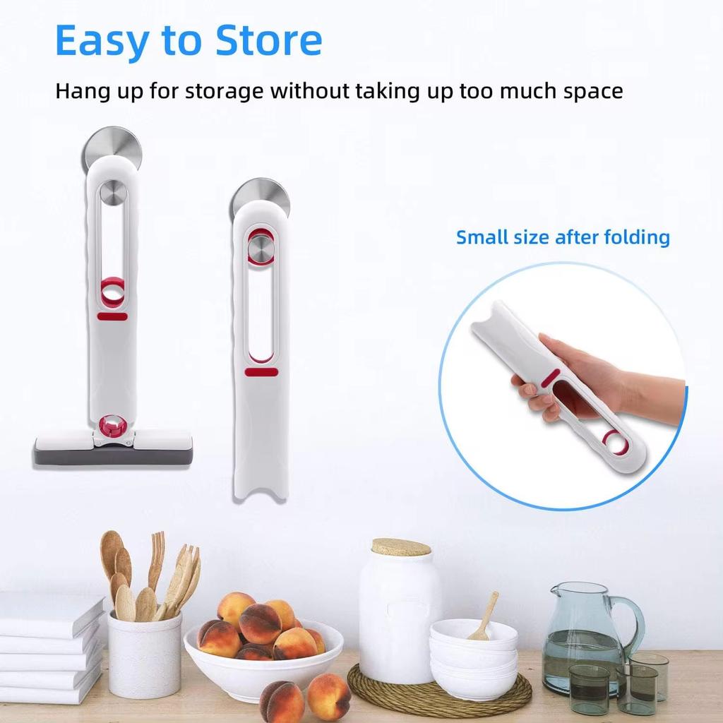 Small Mop Mini Portable Household Multifunctional Mop Hands-free Washing Toilet Bathroom Window Kitchen Table Small Mop