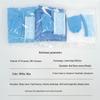 Thickened Disposable Work Suit Set: Dustproof and Isolation Gown with Lab Coat
