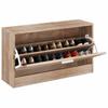 Vidaxl Schuhschrank, Farbe Eiche, 80x24x45 cm
