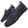 Men's Slip-On Polyurethane Cloth Shoes - Wear-Resistant & Lightweight Old Beijing Style.