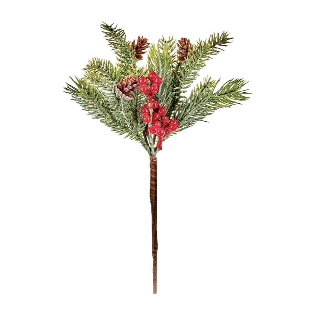Premier Berries & Cones Christmas Tree Pick