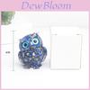 Natural Crystal Owl Car Ornament For Office Desk Decor Gift For Kids