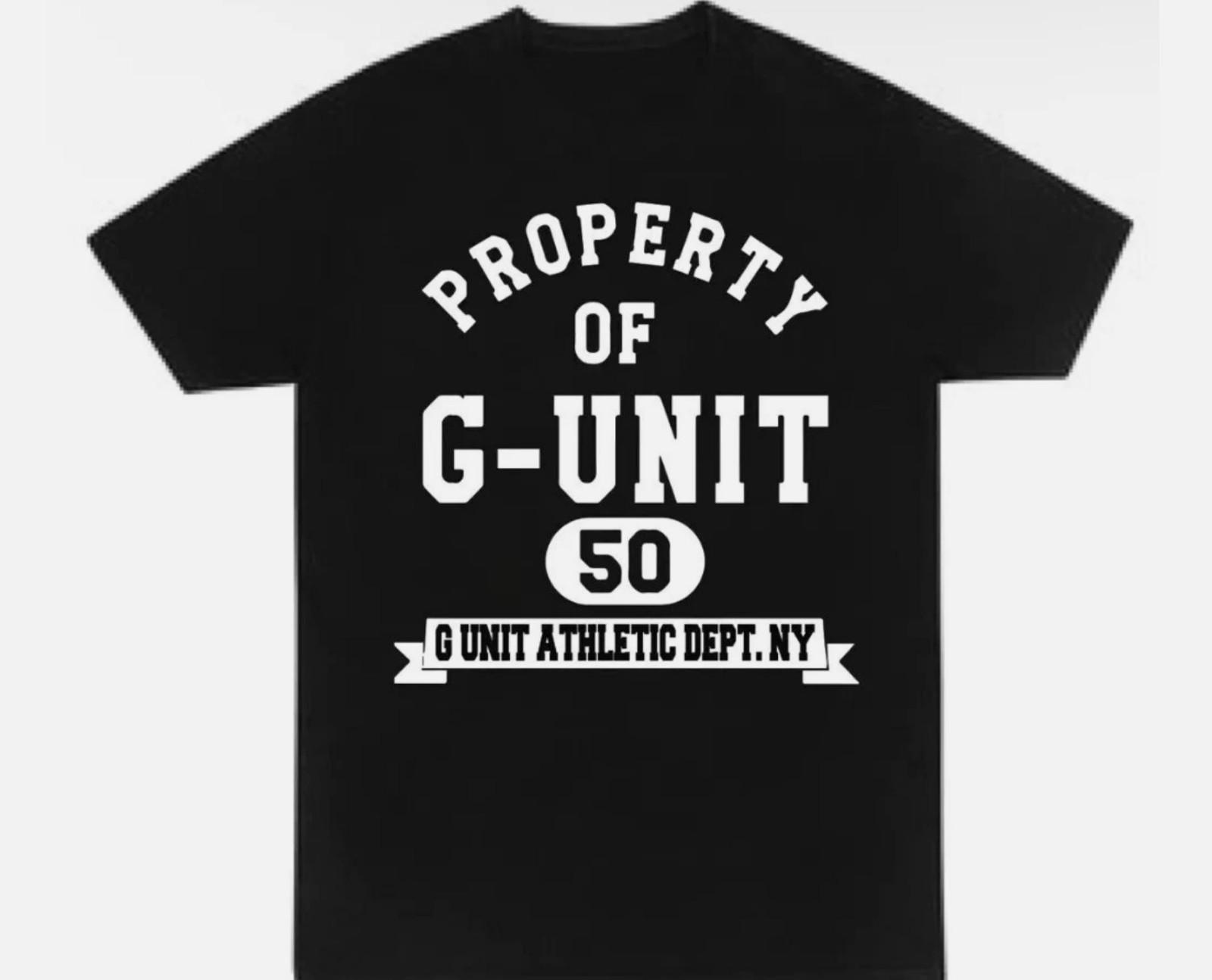 Футболка 50 Cent Property of G-Unit S-4XL Новинка 2024 Быстрая доставка S