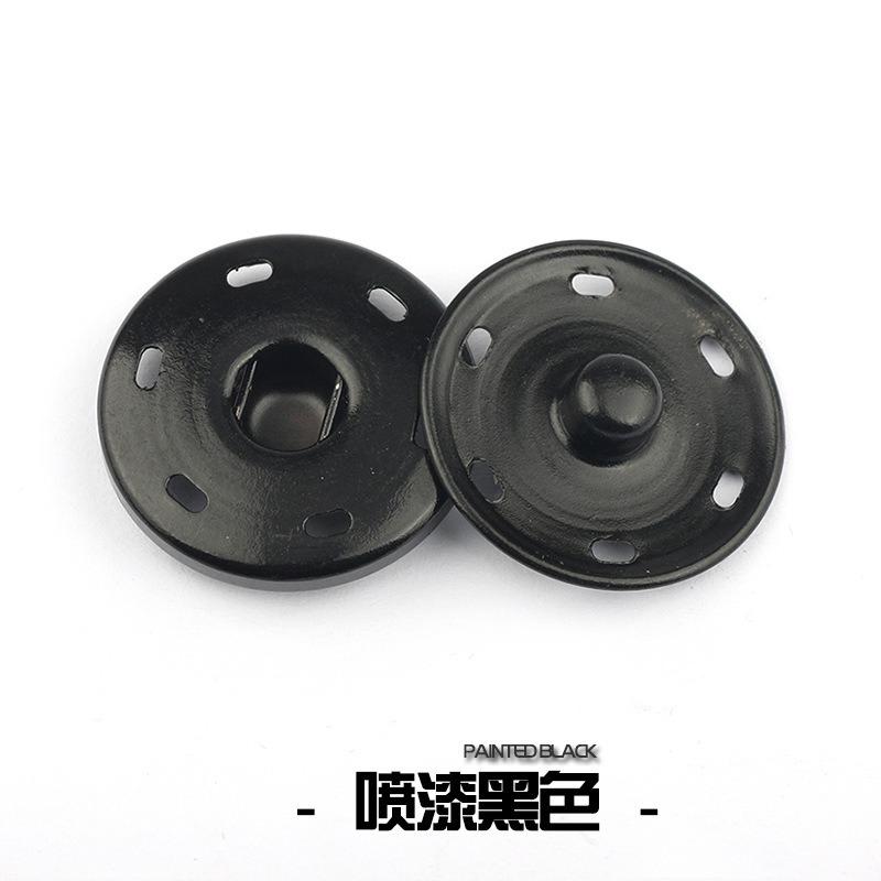20Sets Snap Fasteners Metal Snaps Press Studs Buttons for Sewing Clothes Jacket Coat Leather Craft Accessories