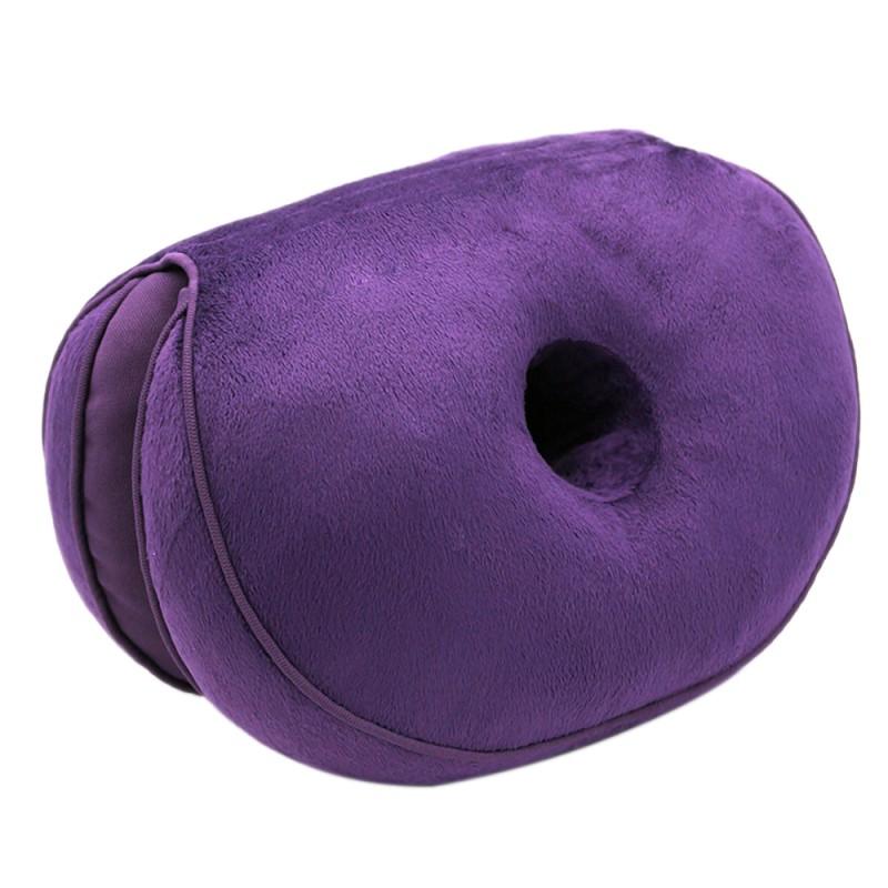 Home Office Dual Comfort Cushion Lift Hips Up Seat Cushion Multifunction For Pressure Relief Fits In Car Seat
